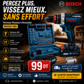 Perceuse Bosch Visseuse à Percussion Sans Fil 48V – Kit Complet ⚙️ + 1 moteur gratuit offert