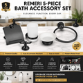 Set Accessoires Salle de Bain 5 Pièces